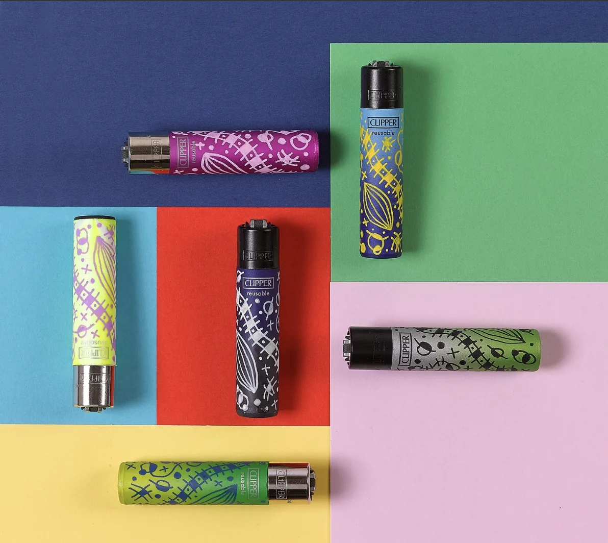 Encendedores Clipper de colores