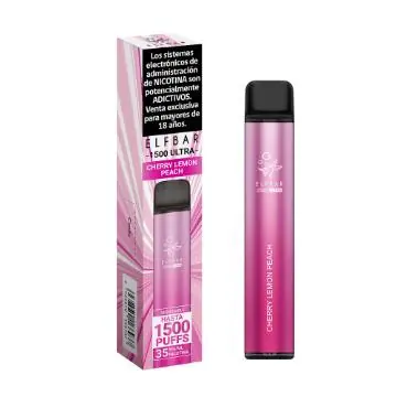 1500 Ultra – Cherry Lemon Peach – Vape Desechable Compacto 1500 Caladas