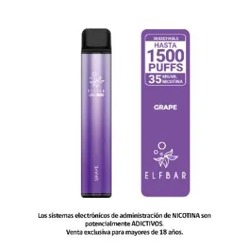 1500 Ultra – Grape – Vape Desechable Compacto 1500 Caladas