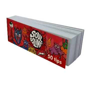 Tips Carton Rojos 25UN