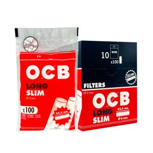 Display Filtro Slim Long OCB - 10 Sobres