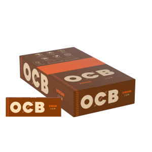 Display Papelillos OCB Virgin - 1 1/4 - 25 unidades