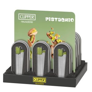 Encendedores Clipper Metalico - PISTACHIO