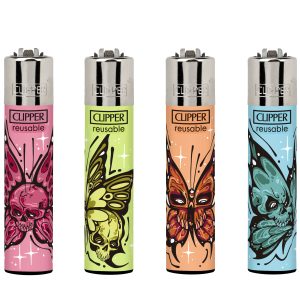 Encendedores Clipper – DIABOLICAL BUTTERFLIES (Display 24 u.)