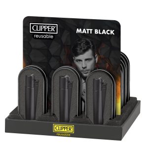 Encendedores Clipper Metalico - MATT BLACK