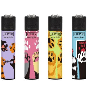 Encendedores Clipper - ANIMAL PARTY 2  (Display 24 u.)